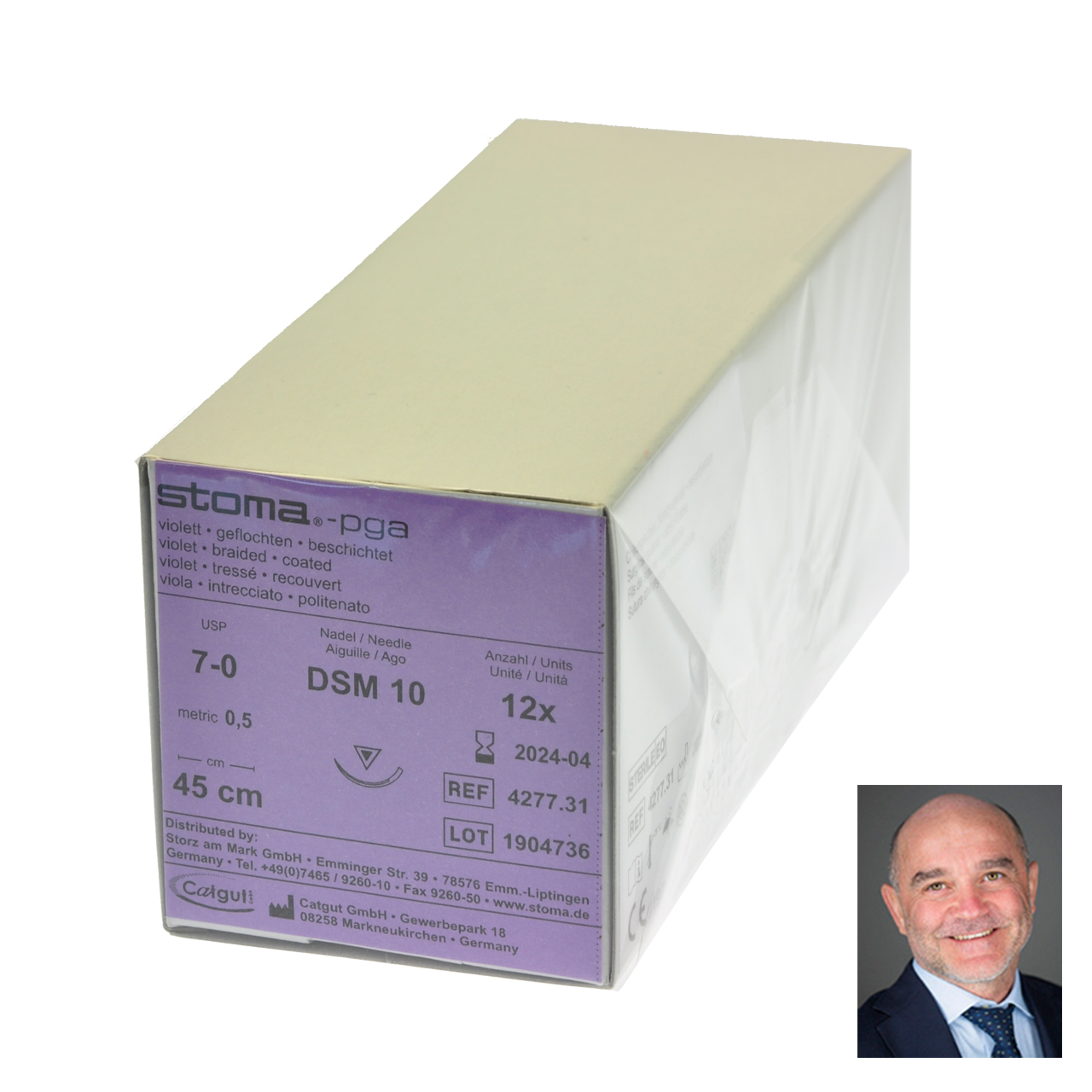 PGA DSM 10, 7-0, 45 cm, 1 Dutzend