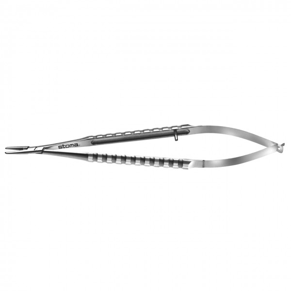 Nadelhalter, Barraquer, TC, 0,8 mm, gerade, ohne Sperre, 15 cm
