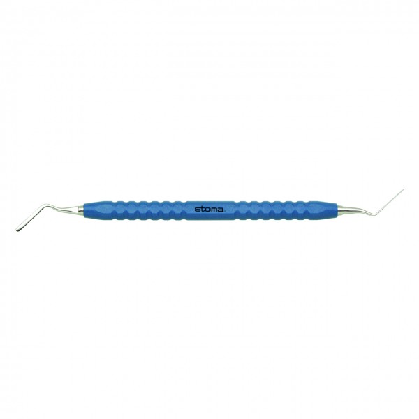 Periotom, kniegebogen / über Fläche gebogen, color-stick® blau, Ø 8 mm, DE