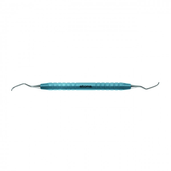 Kürette, Columbia University CU 2R - 2L, color-stick® hellblau